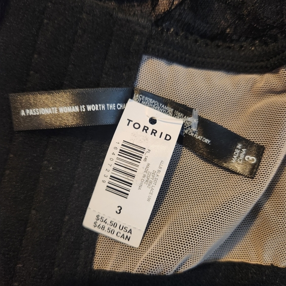 Torrid Dot Lace Bra size 3 - Picture 5 of 6